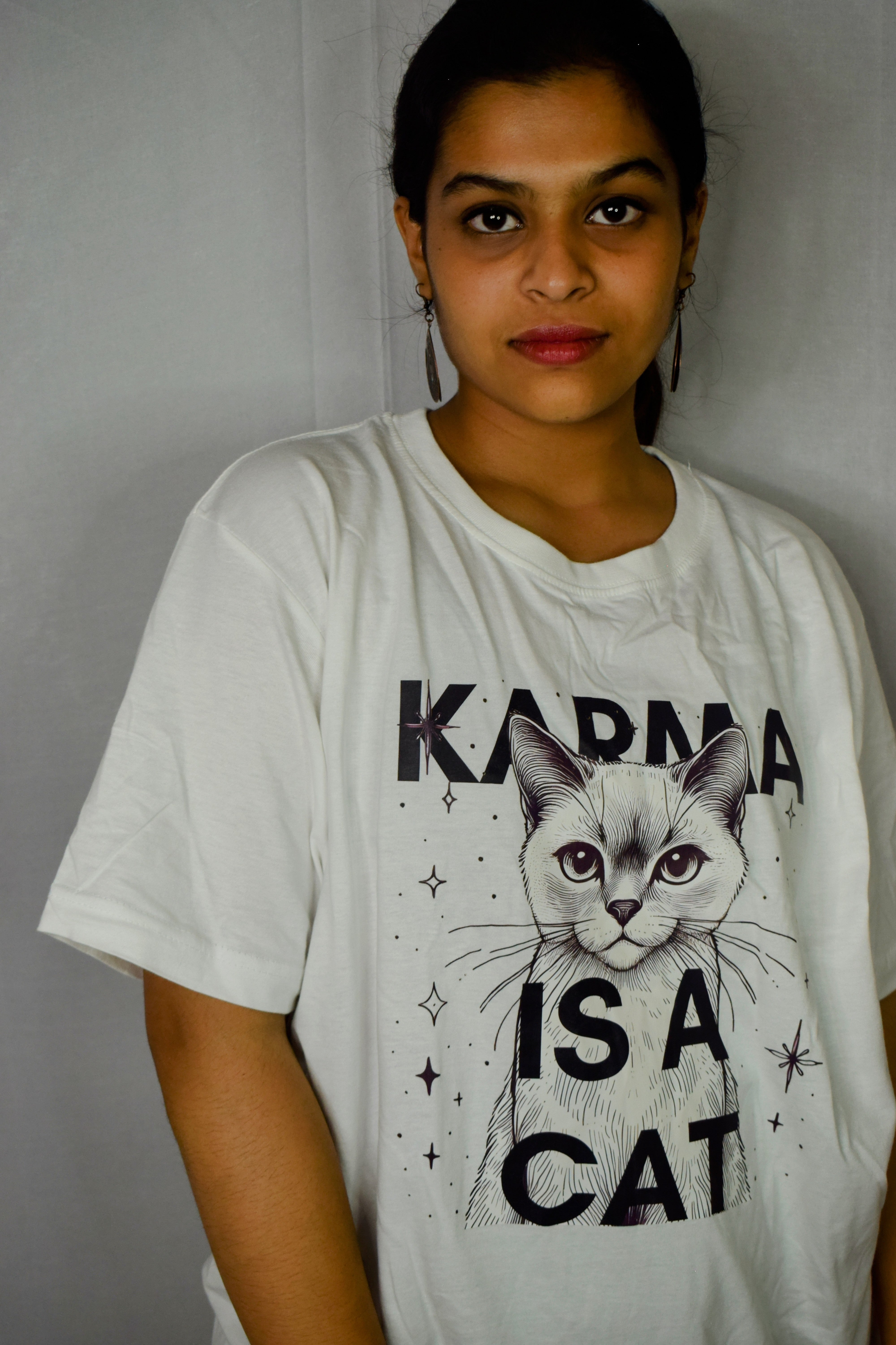 Karma Is A Cat T-Shirt