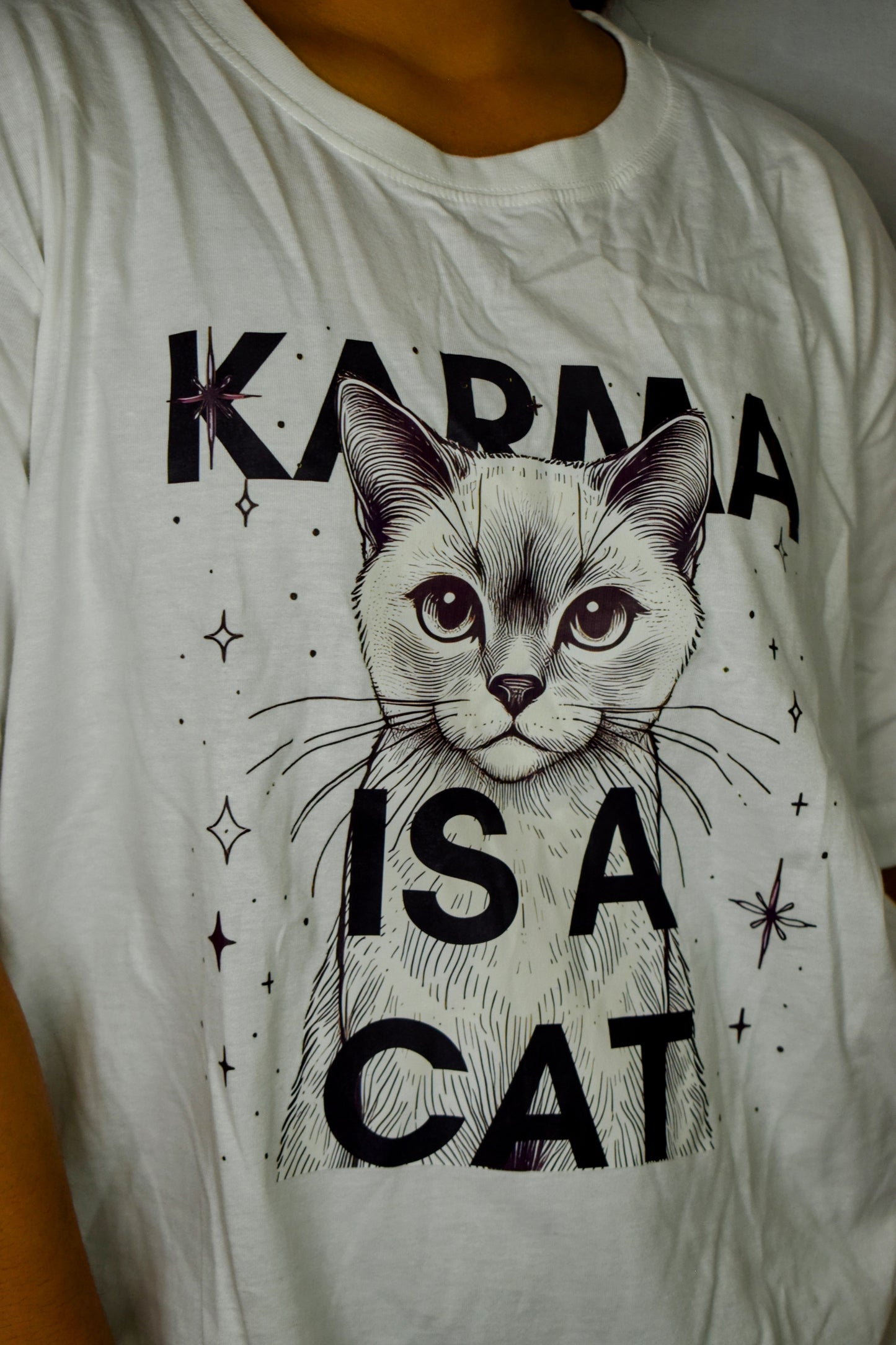 Karma Is A Cat T-Shirt