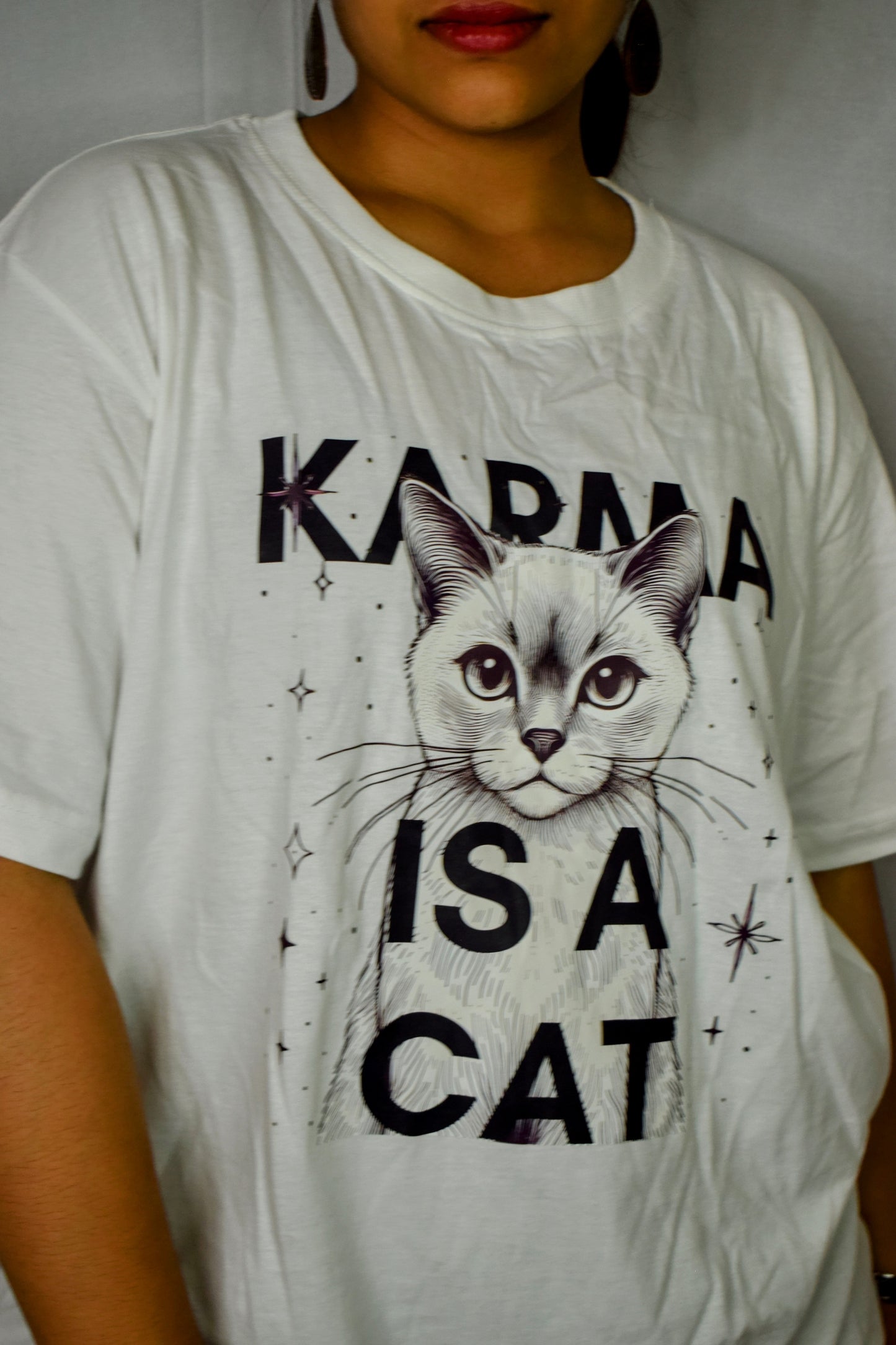 Karma Is A Cat T-Shirt