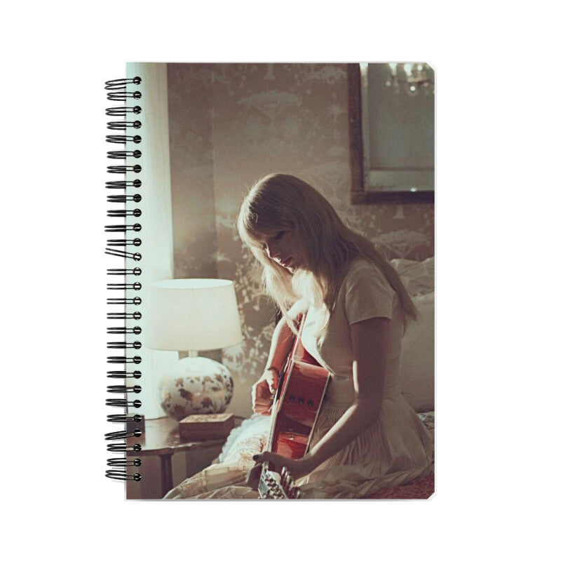 Taylor Swift Playing The Guitar Spiral Journal, 150 Pages, A5